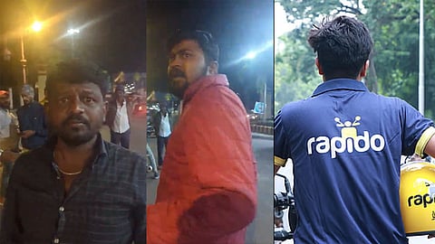 Rapido bike rider attacked by auto drivers