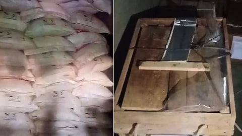 10,000 kg of explosive material seized
