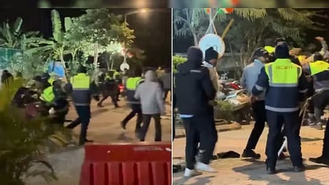 Videos of this high-voltage drama went viral on social media