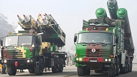 Suryastra rocket launchers