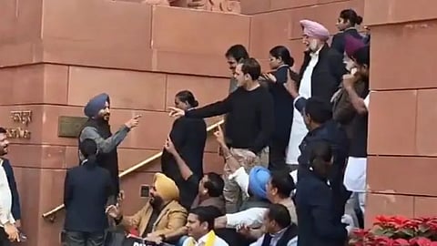 Ravneet Singh Bittu and Rahul Gandhi