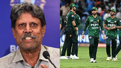 Kapil dev, Pak team casual Images
