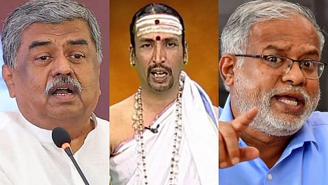 B K Hariprasad, Karunakara Bhat and Suresh kumar (File photo)