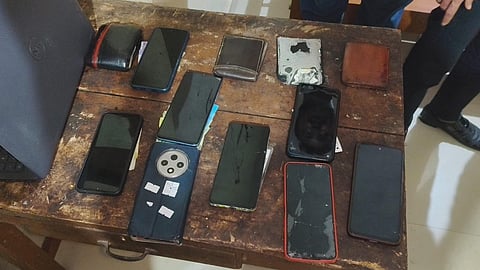 Police seized Mobile phones
