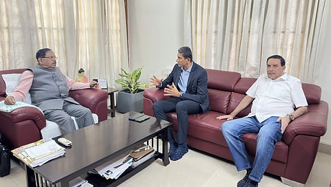 KSCA, RCB meet Karnataka Home Minister to discuss permission for hosting IPL matches at M Chinnaswamy Stadium