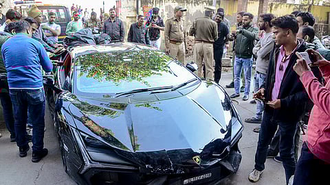 Kanpur Lamborghini crash: Tobacco baron's son arrested
