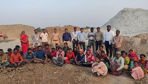 34 bonded labourers rescued