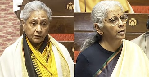 Jaya Bachchan and Nirmala Sitharaman 