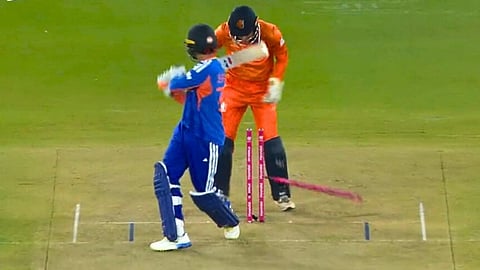 Abhishek falls for 3rd successive duck