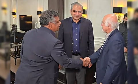 Aminul Islam Bulbul and Mohsin Naqvi held talks in Lahore amid Pakistan's boycott threat.