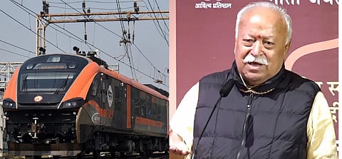 Stone pelting on Vande Bharat train 