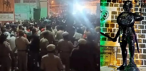 Shivaji procession chaos 