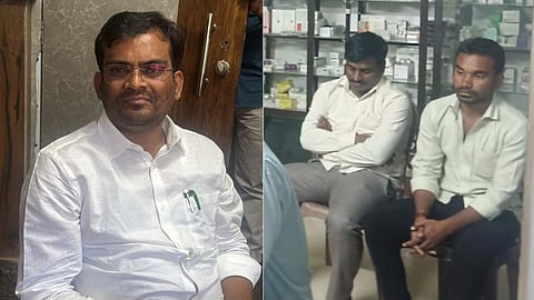 BJP MLA Chandru Lamani Caught by Lokayukta