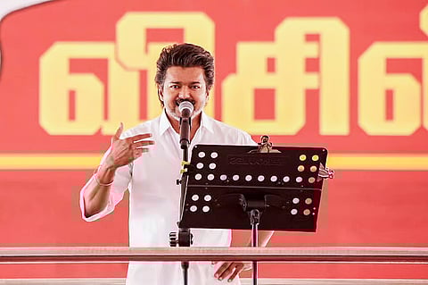 ‘Stalin’s real friends are bribe, corruption’: Vijay launches blistering attack on DMK