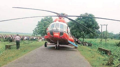 Helicopter carrying seven crashes into sea in Andaman; all rescued