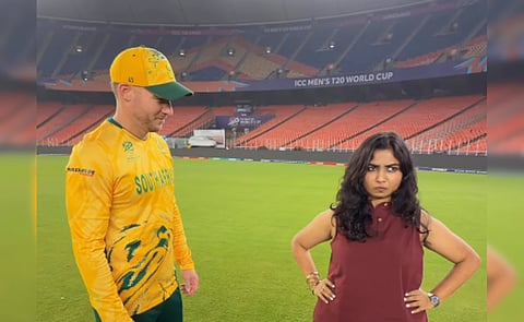 David Miller with social media influencer RJ Princy Parikh 