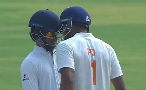 Jammu and Kashmir skipper Paras Dogra headbutts Karnataka's KV Aneesh