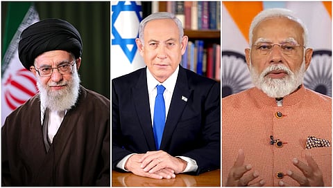 khamenei, Benjamin Netanyahu and narendra modi