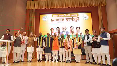 Three Assam Congress MLAs join ruling BJP ahead of assembly polls