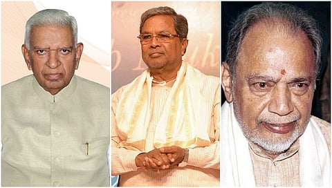 Vajubhaiwala cm Siddaramaiah and ramakrishna hegde