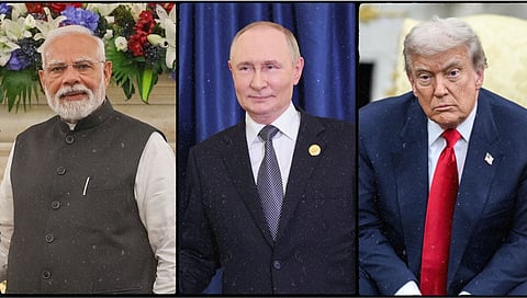 Modi, trump and putin