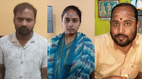 Accused Harish, Shalini and Siddalingappa