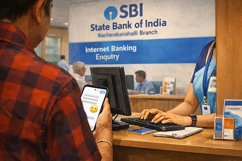 Bank enquiry (Image generated using AI)