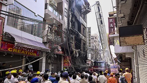 Nine members of a family killed in massive fire in southwest Delhi