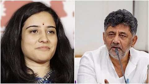 ಸಾಲದ ಸುಳಿಗೆ ಸಿಲುಕಿದ್ದರೂ ಕಾಂಗ್ರೆಸ್ ಹೈಕಮಾಂಡ್ ಗೆ ಕರ್ನಾಟಕ ಹಣ ನೀಡುವ ಕಾಮಧೇನು: ಡಿಕೆಶಿ ವಿರುದ್ದ ಐಶ್ವರ್ಯ ಅನಂತಕುಮಾರ್ ಕಿಡಿ