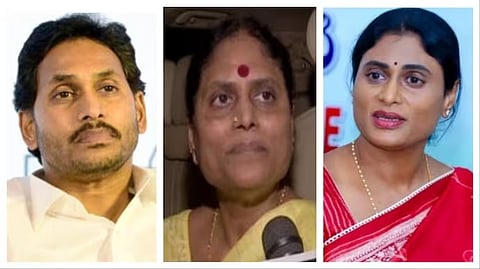 jaganmohan reddy, Vijayamma and Sharmila