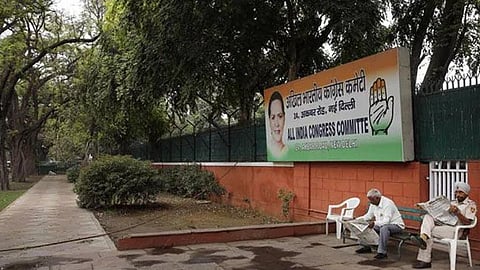 Congress Party Office in Akbar Road 