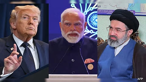 Donald Trump - Narendra Modi -Ebrahim Raisi
