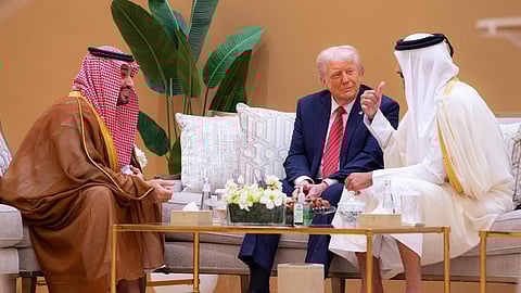 Donald Trump with Arab states