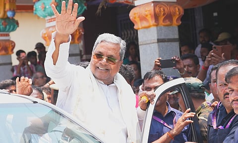 CM Siddaramaiah in Davanagere 