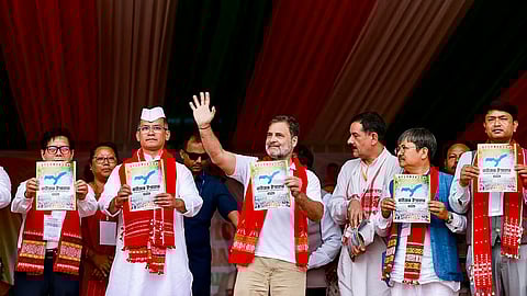 Rahul Gandhi releases Congress manifesto for Assam elections, with focus on 11 sectors