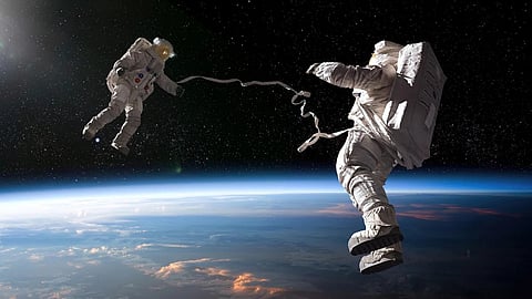 Astronauts In Space