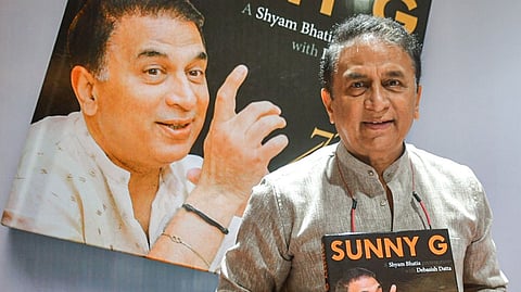 Former cricketer Sunil Gavaskar 