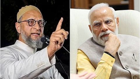 Asaduddin Owaisi-Narendra Modi