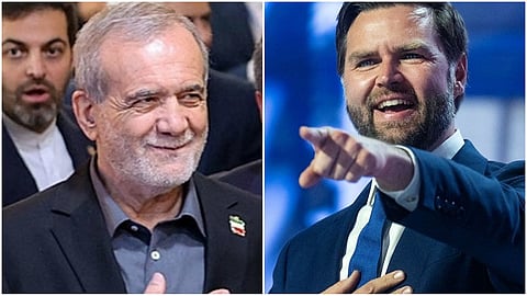 Masoud Pezeshkian- JD Vance 