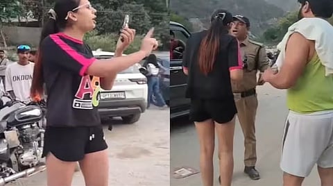 The argument escalated until the woman