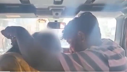Hassan: Woman married with lover in car, Video goes viral
