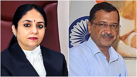 Swarana Kanta Sharma  And Arvind kejriwal