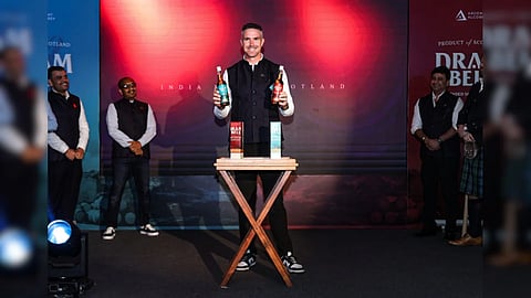 Kevin Pietersen launched Dram Bell in India in 2024 in association with Ardent Alcobev.