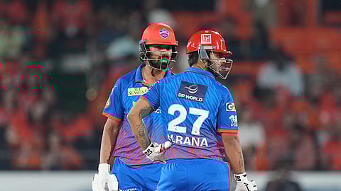 KL Rahul and Nitish Rana