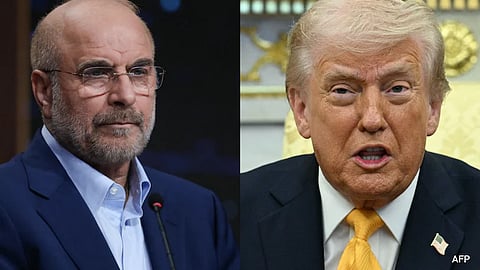 Mohammad Bagher Ghalibaf - Donald Trump