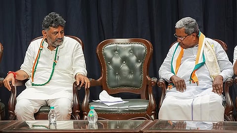 Siddaramaiah and D K Shivakumar 