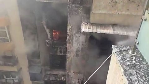 fire broke out at Guru Nanak Hospital in Bidar