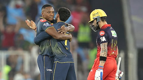 Virat Kohli and GT Players