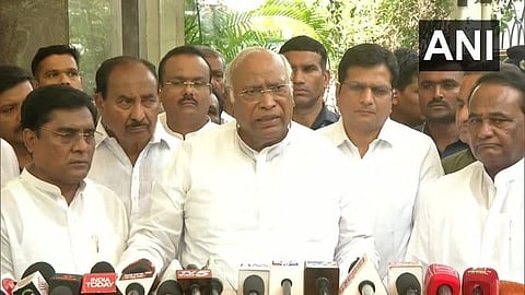 Mallikarjun Kharge spoke at Kalaburagi 