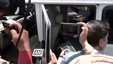 Punjab Government delegation receives Indian Nationals deported from Australia at Delhi airport